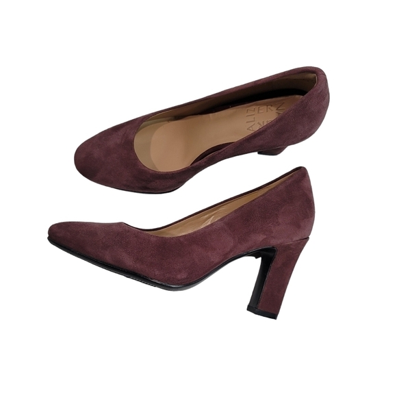Naturalizer Gloria Burgundy Leather Pumps Size 4.5 M - Picture 1 of 9